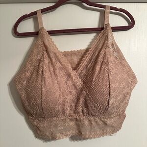 Jadyk Lace Bralette in Mocha - Size 2X/3X